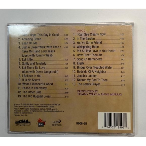 Anne Murray What a Wonderful World 2 CD 26 Inspirational Classics 1999 - Picture 3 of 4